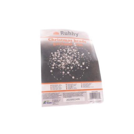 Perle Dekoration til Juletræ - 5 Meter Smuk Garniture