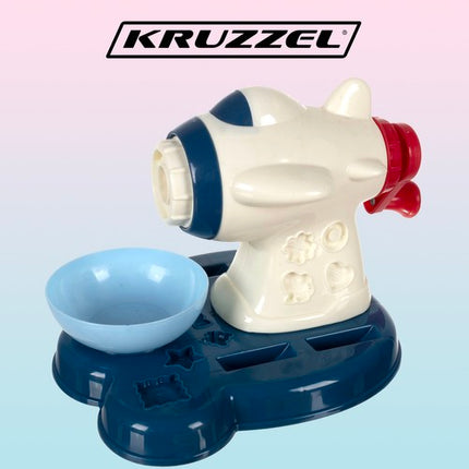 Store Flyvemaskine Pasta Juicer - Kreativ Leg med 5 Farver Plastmasse