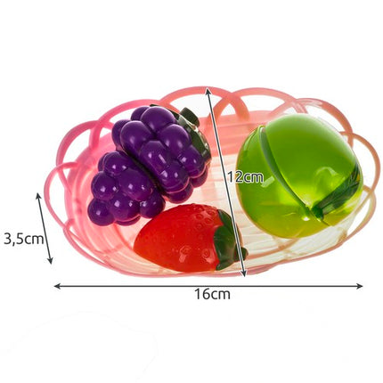 Farverig Legesæt med Frugter og Grøntsager – Skærebræt og Kniv Inkluderet