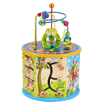 Træ Lege Cube 8-i-1 – Sjov og Læring for Børn