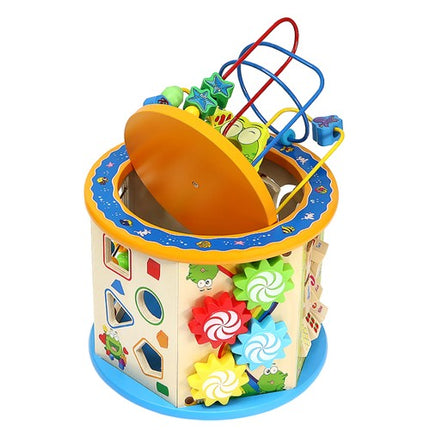 Træ Lege Cube 8-i-1 – Sjov og Læring for Børn