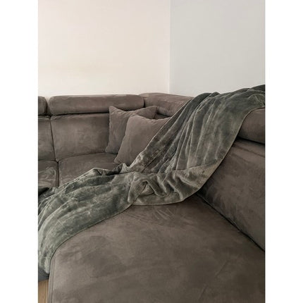 Ekstra Blødt og Varmt Tykt Tæppe - Grå 160x200 cm
