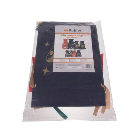 Julegaveposer - Sæt med 8 Stk. til Smuk Indpakning