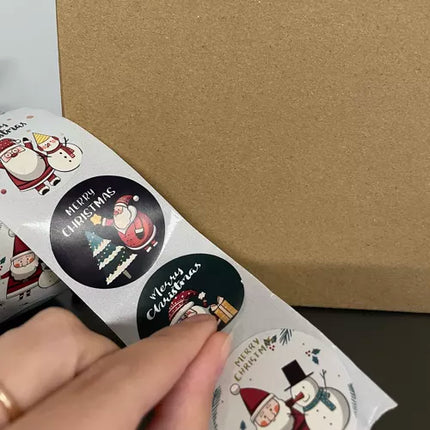 500 Juleklistermærker til Gaver – Perfekte til Jul og Advent