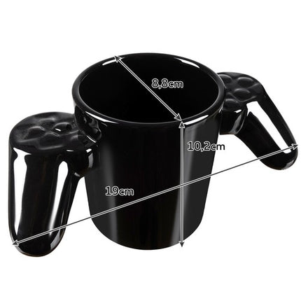 Gamer Krus med Joystick Ører – 380 ml Sjov Gave til Gamere