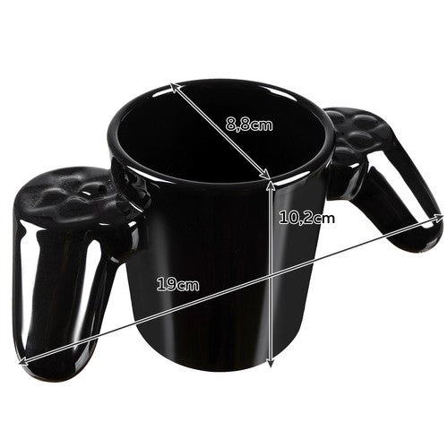 Gamer Krus med Joystick Ører – 380 ml Sjov Gave til Gamere