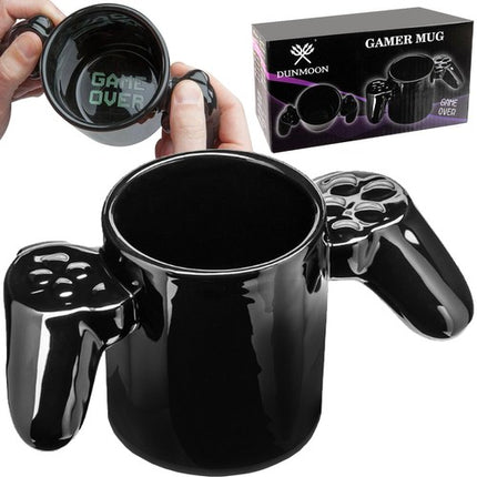 Gamer Krus med Joystick Ører – 380 ml Sjov Gave til Gamere