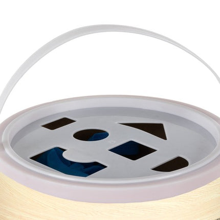 Farverige Træklodser til Børn - 100 Klodser med Spand og Sorter