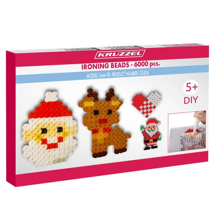 Ironing Beads Sæt med 6000 Perler og Tilbehør – Kreativ Leg for Børn
