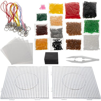 Ironing Beads Sæt med 6000 Perler og Tilbehør – Kreativ Leg for Børn