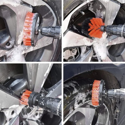 Stort Bilplejesæt - 19 Deler til Effektiv Rengøring af Din Bil