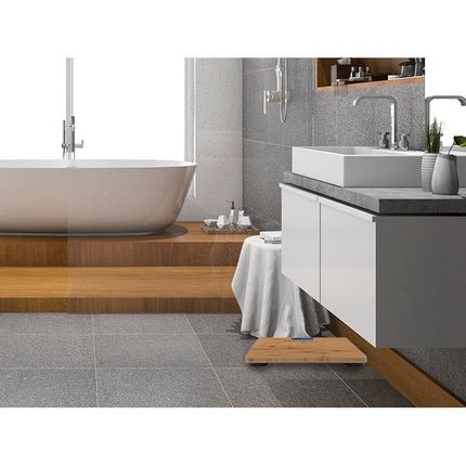 Bambus Badevægt op til 180 kg – Praktisk og Holdbar