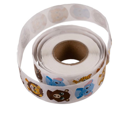 Motiverende Klistermærker til Børn – 500 Farverige Klistermærker på Rulle