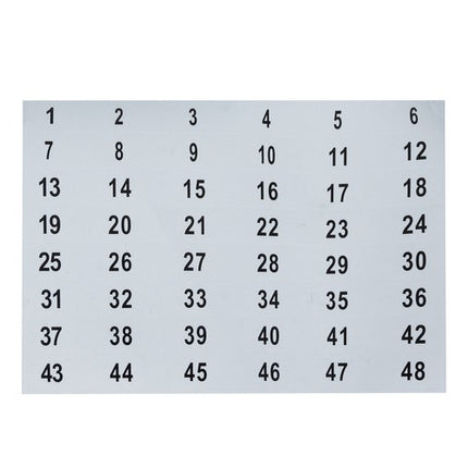 Praktisk Nøgleskab med 48 Krog og Farvekodede Identifikationer