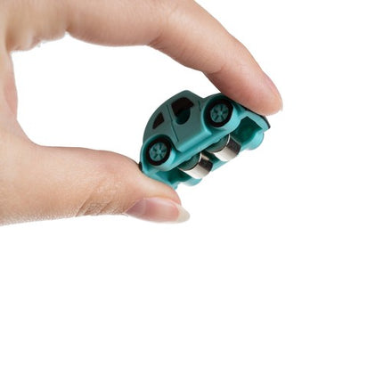 Bil Obstacle Track - Sjovt Legetøj med 4 Biler og Helikopter