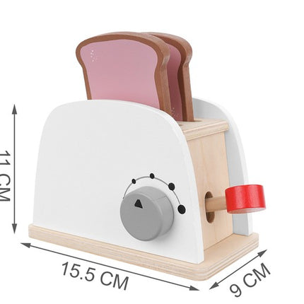Træ Legetøjsbrødrister med Tilbehør til Børn – Sjov og Læring i Én
