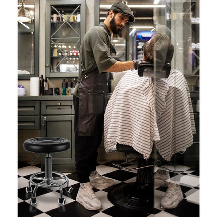 Komfortabel Drejestol til Frisører – Justerbar og Let at Samle