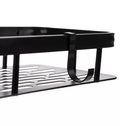 Aluminium Badehylde - 2 Stk. Med Ekstra Krog