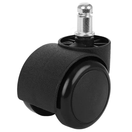 Sort Kontorstol med Udtrækkelig Fodstøtte og Læsefunktion – Komfort til Hjemmekontoret