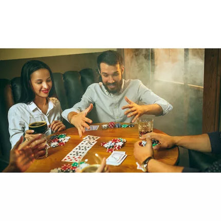 Poker Sæt med 300 Chips i Kuffert – Perfekt til Spilaftener