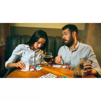 Poker Sæt med 300 Chips i Kuffert – Perfekt til Spilaftener