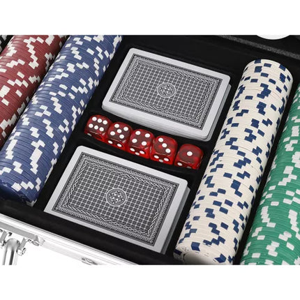 Poker Sæt med 300 Chips i Kuffert – Perfekt til Spilaftener