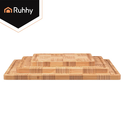Bambus-skærebræt – 3 stk. Ruhhy