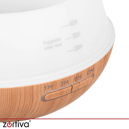 Duftdiffusor – luftfugter 400 ml Zortiva