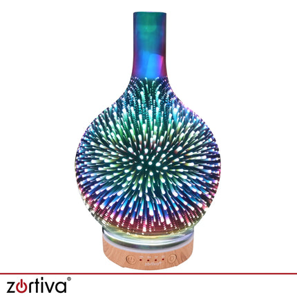 Duftdiffusor og luftfugter 200 ml Zortiva