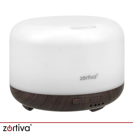 Duftdiffusor – LED-luftfugter med fjernbetjening fra Zortiva