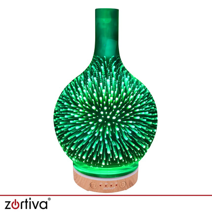 Duftdiffusor og luftfugter 200 ml Zortiva