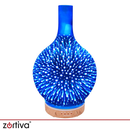 Duftdiffusor og luftfugter 200 ml Zortiva