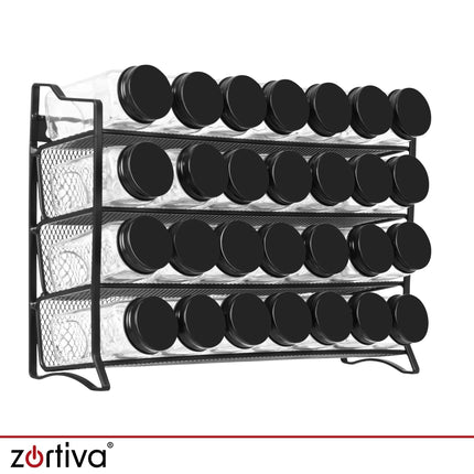 Krydderibeholder – 28 stk. + Zortiva-opbevaringssystem