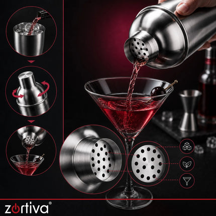 Zortiva-bartendersæt til drinks