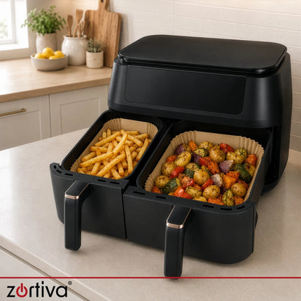Papirindsats til frituregryde, 100 stk., Zortiva