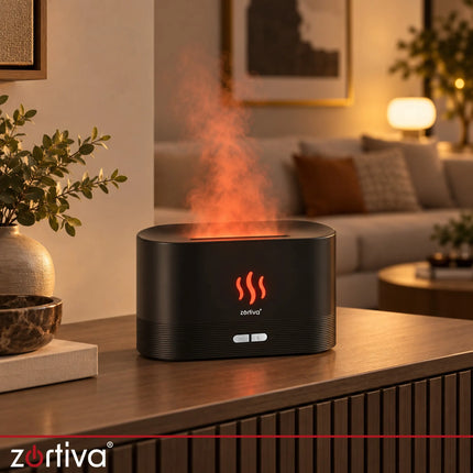 Duftdiffusor og luftfugter 180 ml Zortiva