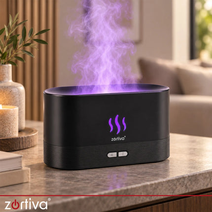 Duftdiffusor og luftfugter 180 ml Zortiva