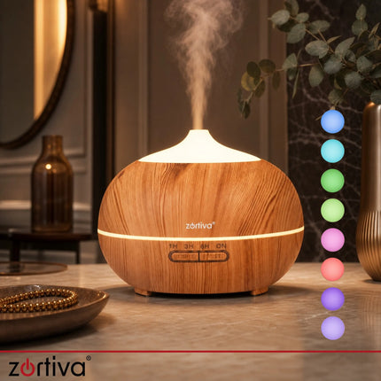 Duftdiffusor – luftfugter 400 ml Zortiva
