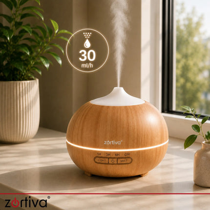 Duftdiffusor – luftfugter 400 ml Zortiva