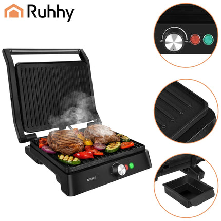 Elektrisk grill/toaster 2000 W Ruhhy