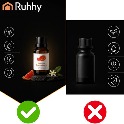 Essential Oils Sæt - 10 forskellige dufte i 15 ml flasker