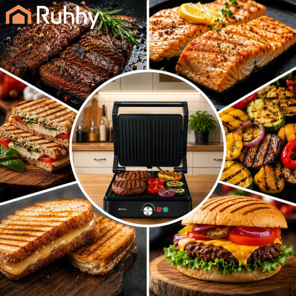Elektrisk grill/toaster 2000 W Ruhhy