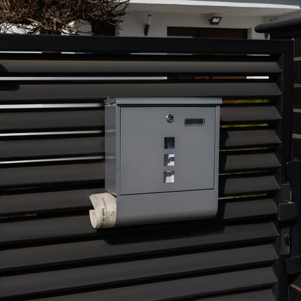 Postkasse i Rustfrit Stål - Beskytter Dine Breve og Aviser