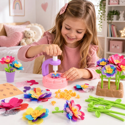 Kreativt sæt til at lave 3D-blomster