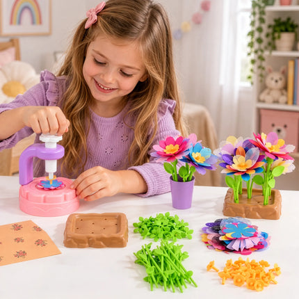 Kreativt sæt til at lave 3D-blomster
