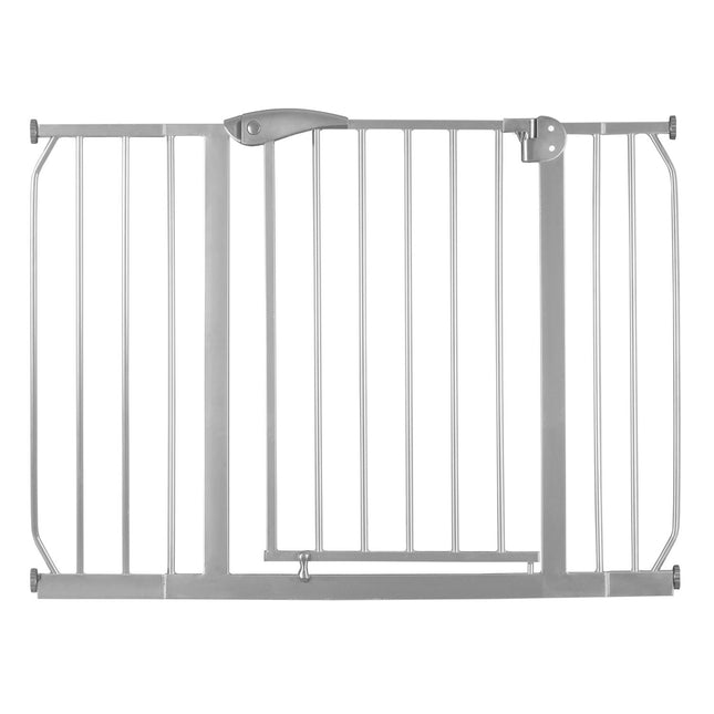 Sikkerhedsport til børn - Justerbar barriere uden værktøj (75-115 cm) i metal
