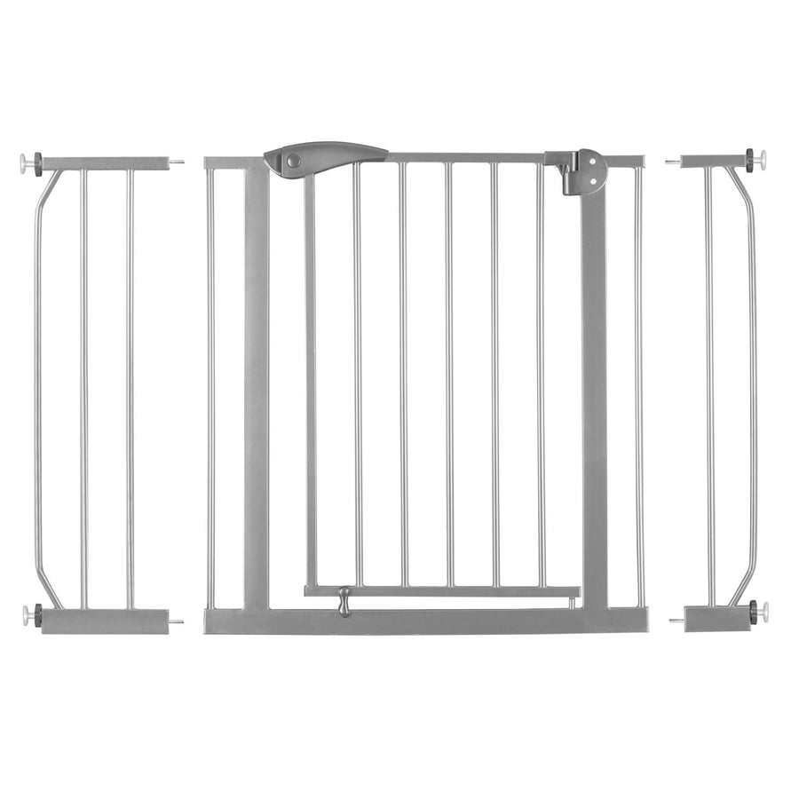 Sikkerhedsport til børn - Justerbar barriere uden værktøj (75-115 cm) i metal