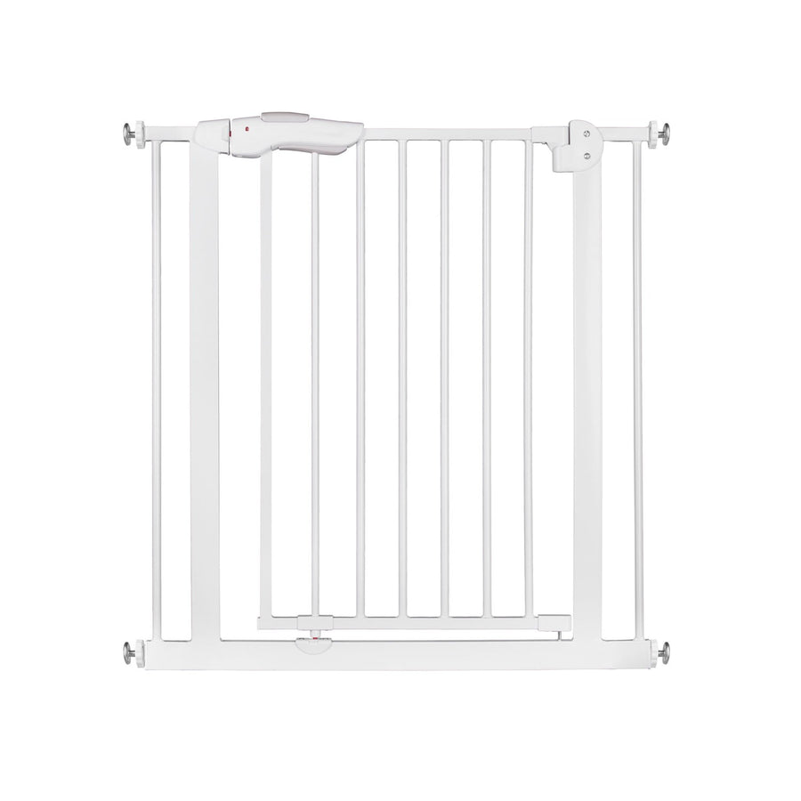 Sikkerhedsport til børn - Justerbar hvid barriere til døre og passager (75-85 cm)