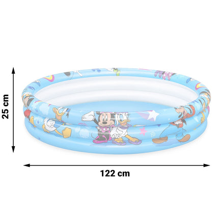 Mickey Mouse oppustelig pool til børn - 122 x 25 cm, perfekt til leg i haven