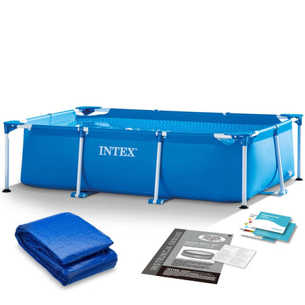 Rammehavepool 220 x 150 x 60 cm - Perfekt til haven